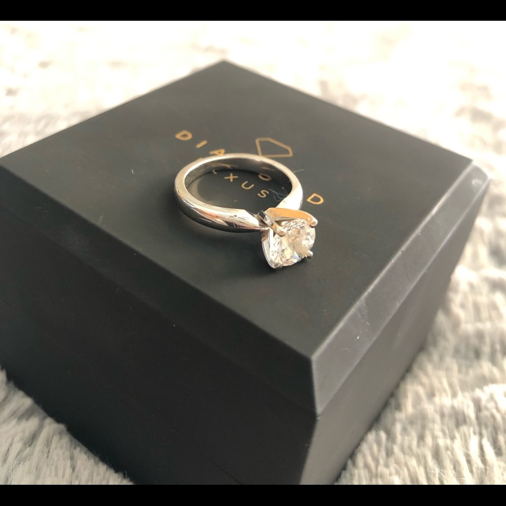 Diamond Nexus Tiffany-Style Solitaire Engagement Ring